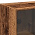 Aparador de madera de ingeniería envejecida 102x37x75,5