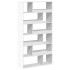Estantería de madera de ingeniería blanca 100x33x187,5