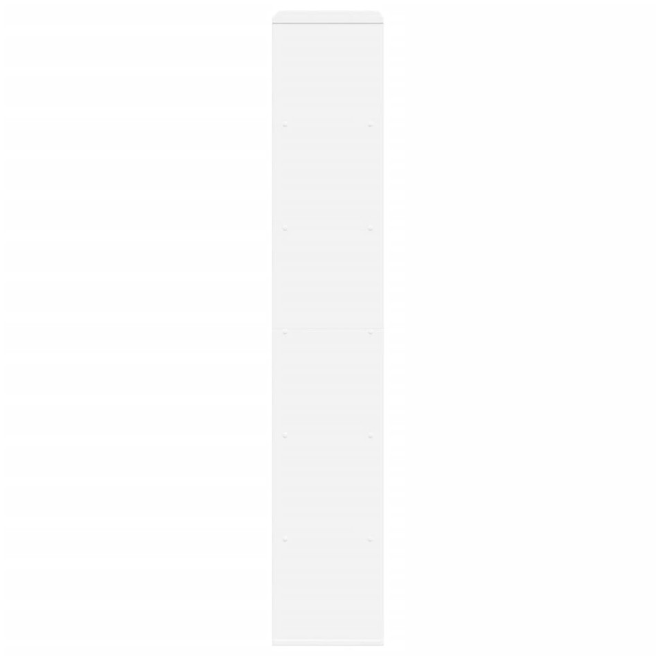 Estantería de madera de ingeniería blanca 100x33x187,5