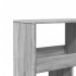 Estantería de madera de ingeniería gris Sonoma 100x33x125,5