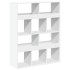 Estantería de madera de ingeniería blanca 100x33x125,5