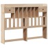 Cama con estantería sin colchón madera maciza de pino