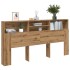 Cabecero armario madera roble artisian 200x19x103,5