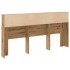 Cabecero armario madera roble artisian 200x19x103,5