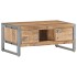 Mesa de centro de madera de mango rugosa 95x50x40