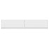 Mueble de TV de pared con LED blanco 180x31x38