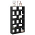 Estantería de madera de ingeniería negra 100x33x187,5