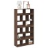Estantería de madera de ingeniería marrón roble 100x33x187,5