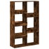 Estantería madera de ingeniería roble ahumado 100x33x155,5