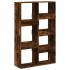 Estantería madera de ingeniería roble ahumado 100x33x155,5