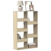 Estantería de madera de ingeniería roble Sonoma 100x33x155,5 cm