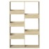 Estantería de madera de ingeniería roble Sonoma 100x33x155,5