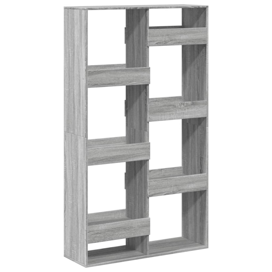 Estantería madera de ingeniería gris Sonoma 100x33x175