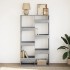 Estantería madera de ingeniería gris Sonoma 100x33x175