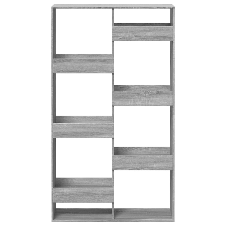 Estantería madera de ingeniería gris Sonoma 100x33x175