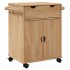 Carrito de cocina OTTA madera maciza de pino 59x45x80