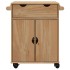Carrito de cocina OTTA madera maciza de pino 59x45x80