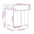 Carrito de cocina OTTA madera maciza de pino 59x45x80