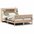 Cama con estantería sin colchón madera maciza de pino