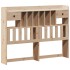 Cama con estantería sin colchón madera maciza de pino