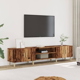 Mueble de TV madera ingeniería madera envejecida 180x31,5x40