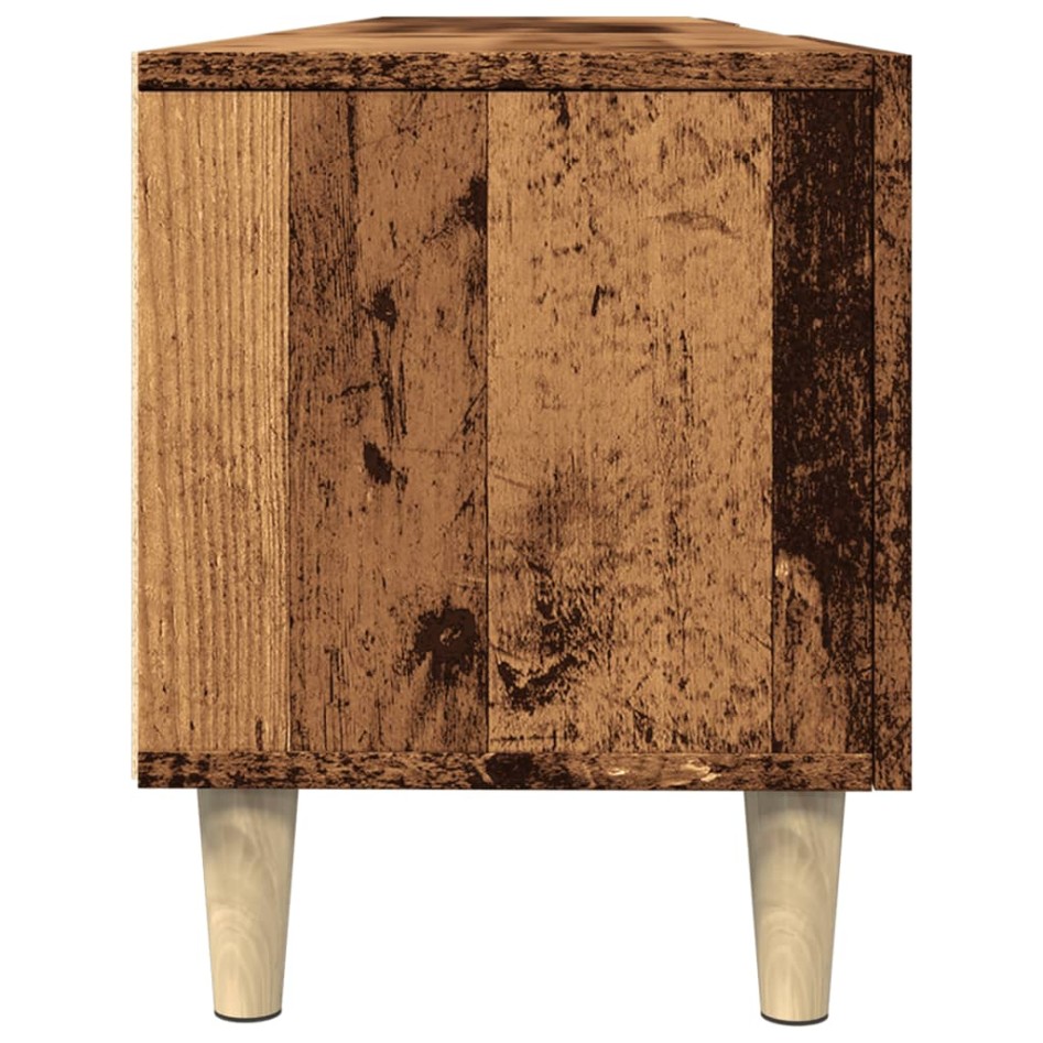 Mueble de TV madera ingeniería madera envejecida 180x31,5x40