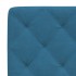 Cama con colchón azul terciopelo 120x200