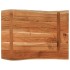 Tablero de mesa rectangular borde natural acacia 80x60x3,8
