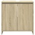 Set de muebles de baño 3 pzas madera contrachapada roble