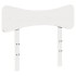 Estructura de cama sin colchón madera maciza blanca 90x190