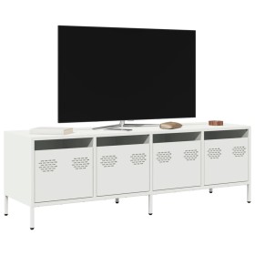 Mueble para TV acero laminado en frío blanco 135x39x43,5