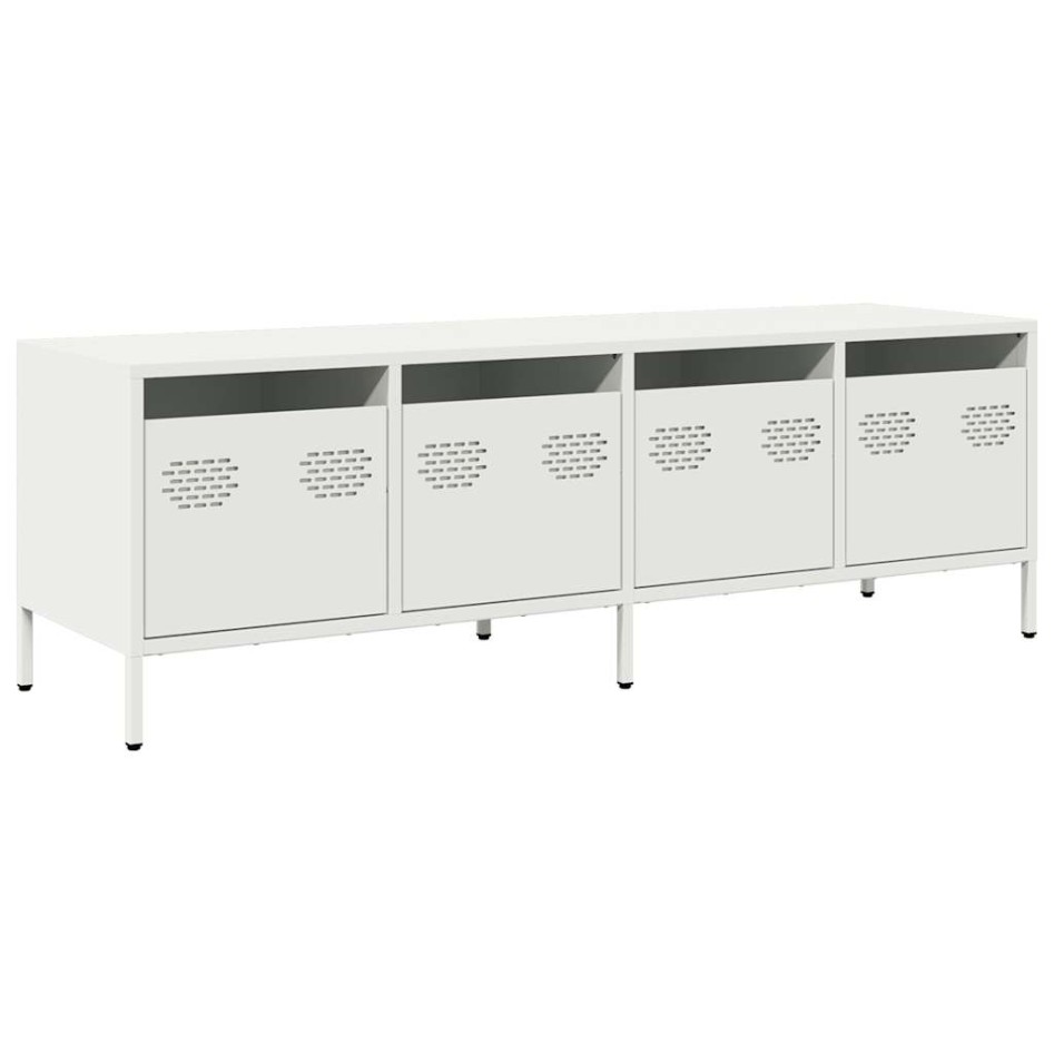 Mueble para TV acero laminado en frío blanco 135x39x43,5