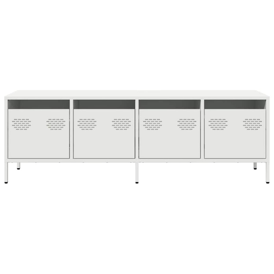 Mueble para TV acero laminado en frío blanco 135x39x43,5