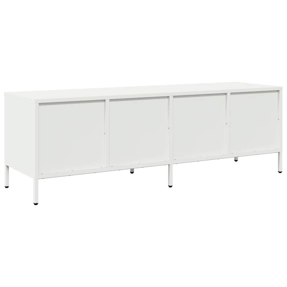Mueble para TV acero laminado en frío blanco 135x39x43,5