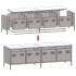 Mueble para TV acero laminado en frío blanco 135x39x43,5