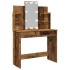 Tocador con luces LED madera envejecida 96x40x142