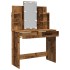 Tocador con luces LED madera envejecida 96x40x142