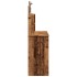 Tocador con luces LED madera envejecida 96x40x142