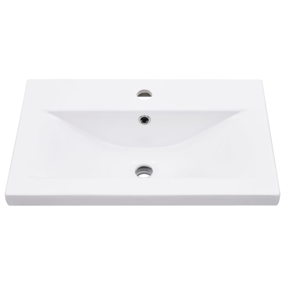 Juego de muebles de baño 5 pzas madera ingeniería roble