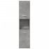 Juego muebles de baño 4 pzas madera contrachapada gris