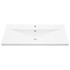 Juego muebles de baño 4 pzas madera contrachapada gris