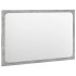 Juego muebles de baño 4 pzas madera contrachapada gris