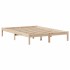 Cama con estantería sin colchón madera maciza de pino