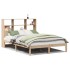 Cama con estantería sin colchón madera maciza de pino