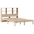Cama con estantería sin colchón madera maciza de pino
