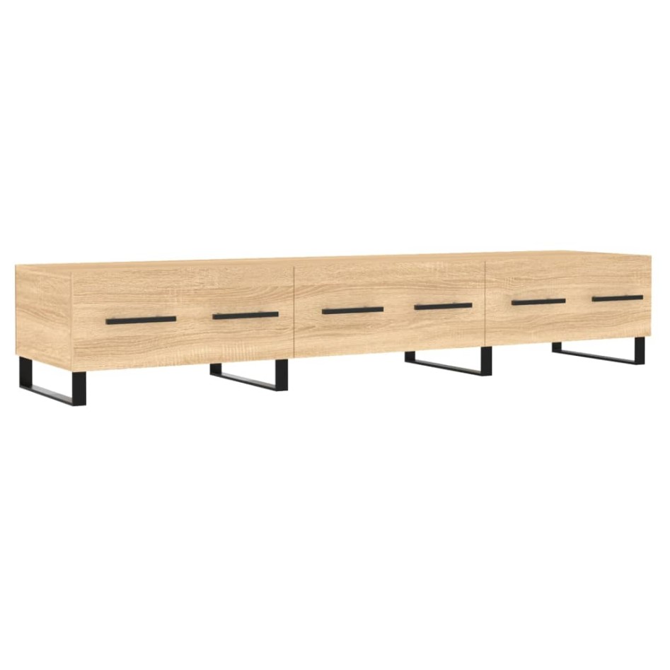 Mueble de TV madera de ingeniería roble Sonoma 150x36x30
