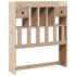 Cama con estantería sin colchón madera maciza de pino