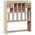 Cama con estantería sin colchón madera maciza de pino 90x190