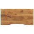Tablero escritorio con curva madera mango rugosa 140x50x2,5