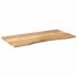 Tablero escritorio con curva madera mango rugosa 140x60x2,5